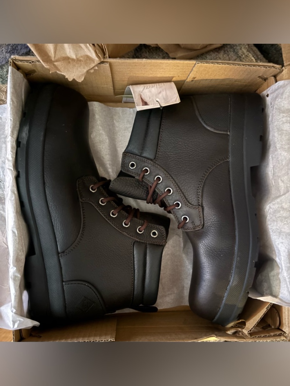 MUCK MEN'S CHORE FARM LEATHER COMP TOE CHELSEA BOOT 11 - Picture 10 of 10